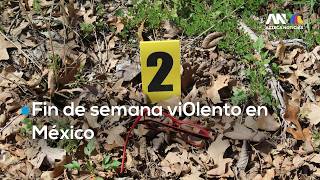 153 muertos en un fin de semana: México se desangra mientras el gobierno no aparece