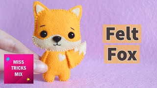 DIY: Cute Fox Felt Plush | Kawaii Crafts | Felt Craft.
