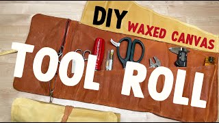 Make a Waxed Canvas Tool Roll (With Pattern)