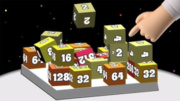 Idle 2048 3D Gameplay Walkthrough