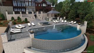 A Custom Pool & Spa Concept for the Grubbs Residence