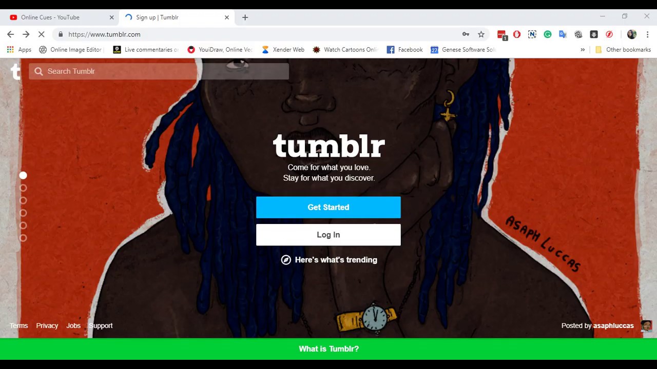 Tumblr login