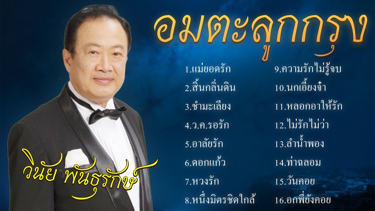 รวมเพลงอมตะลูกกรุง | วินัย พันธุรักษ์ | ชุด "แม่ยอดรัก"