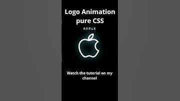Logo Animation pure CSS #shorts #css  #html  #gsap