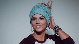 Soft Knit Ponytail Beanie screenshot 2