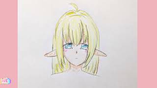 How to draw anime elf girl