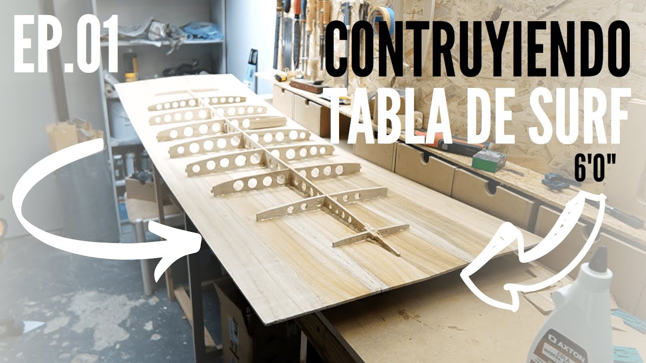 Construyendo Tabla de Surf de Madera Botton y Rails EP 01 YouTube