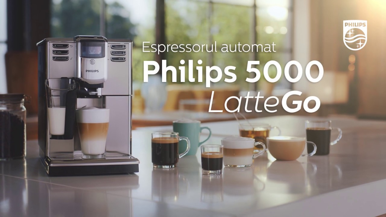Manuscript click Ritual Espressor automat Philips 5000 LatteGo | Beneficii - YouTube