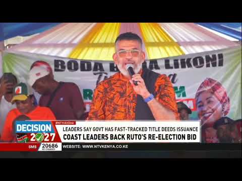 Joho, Nassir rally Likoni residents to re-elect William Ruto in 2027