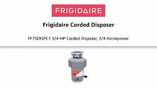 Insinkerator Garbage Disposal Badger 5 Standard Series 12 Hp Continuous Feed Black
