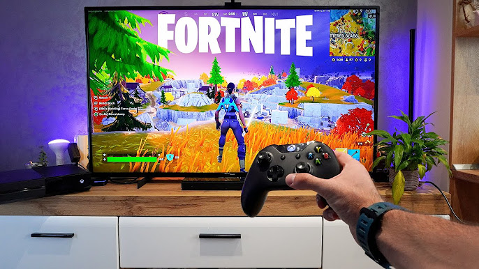 Testing FORTNITE On The XBOX ONE- POV Gameplay Test, Impression And  Performance 