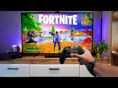 Testing FORTNITE On The XBOX ONE- POV Gameplay Test, Impression And  Performance 