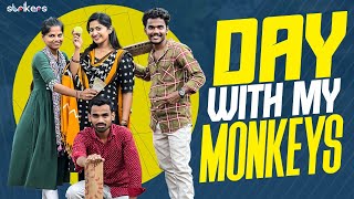 Day with my monkeys || Soundarya Reddy || Soundarya Reddy Vlogs || Strikers