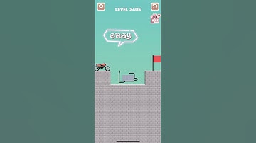 Draw bridge puzzle game level 2405 #drawing #game #Shorts