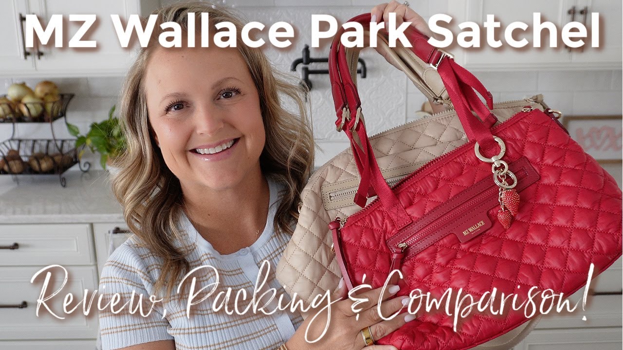 MZ WALLACE | NEW Park Satchel! Medium & Small Review, Packing