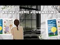 Rainy Theme Journaling Idea | Aesthetic Monsoon Journal spread 🌧 | Im rish