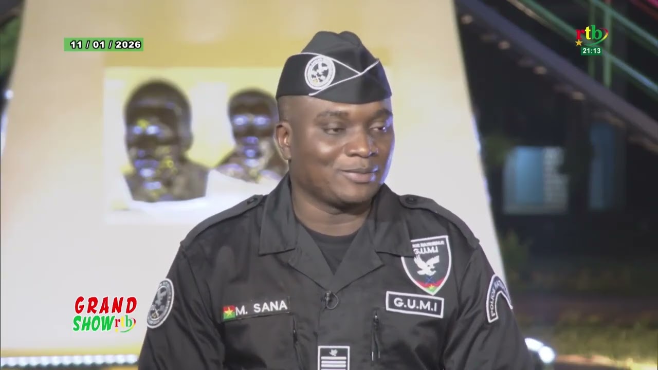 Grand Show RTB : ministre de la Sécurité, le commissaire divisionnaire de Police Mahamadou SANA