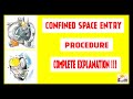 Confined Space Entry Procedure Complete Explanation