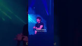 Super Junior Tour 2025 #kyuhyun Fell from stage #supershow #ss10