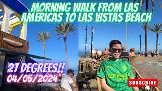 Morning Walk From Metropolis to Las Vistas Beach | 04/05/24 | Beautiful Weather ☀️💚🤩