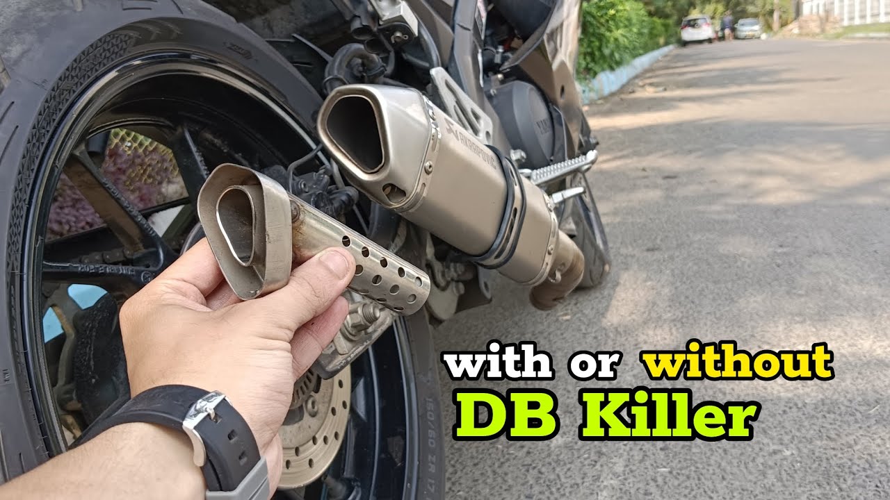 R15 v3 Akrapovic exhaust Sound Test | Difference with and without DB killer