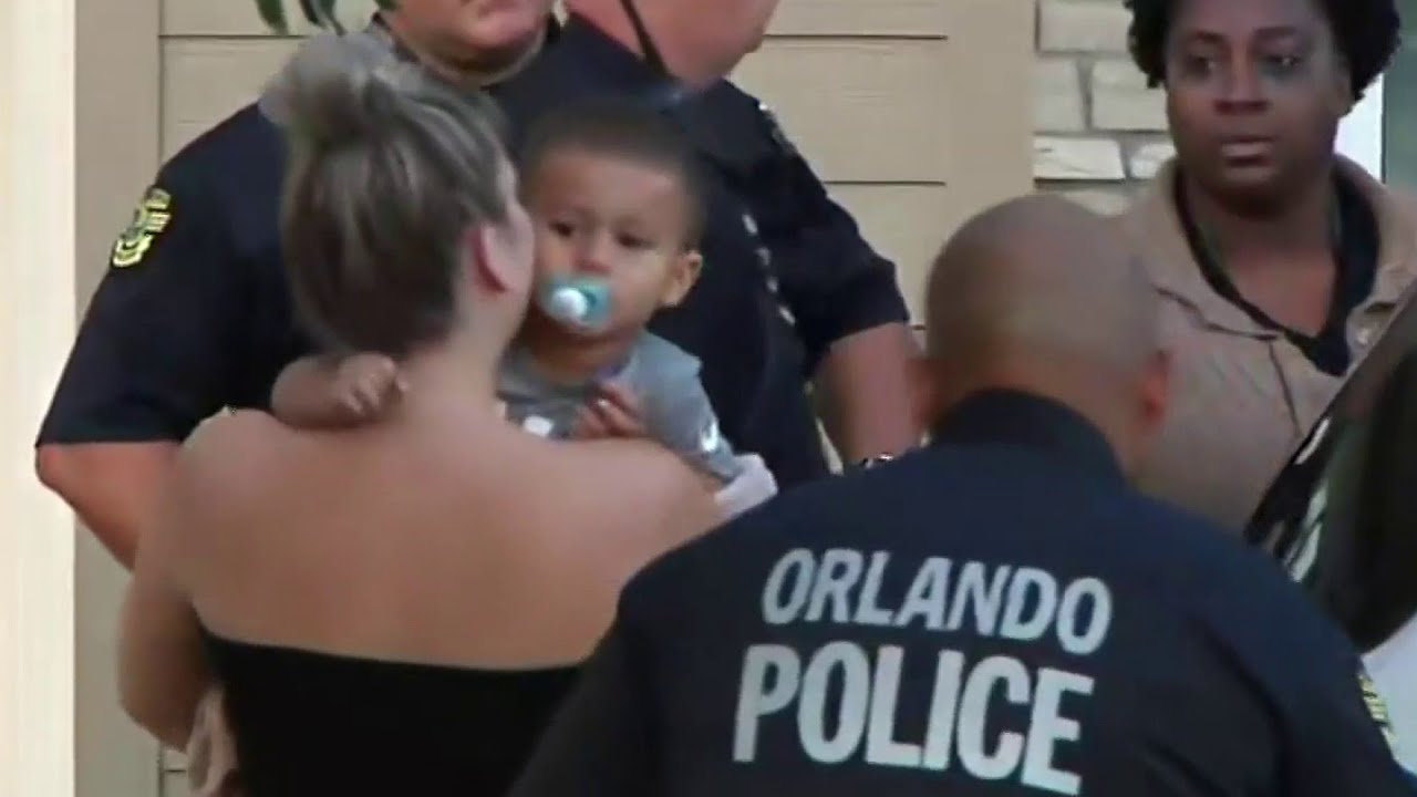 newspaper mockup Toddler reunited with his mother