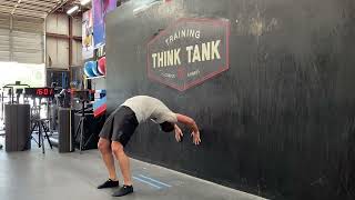 Thoracic Bridge Wall Walk
