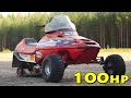 Snowmobile ON WHEELS 100hp