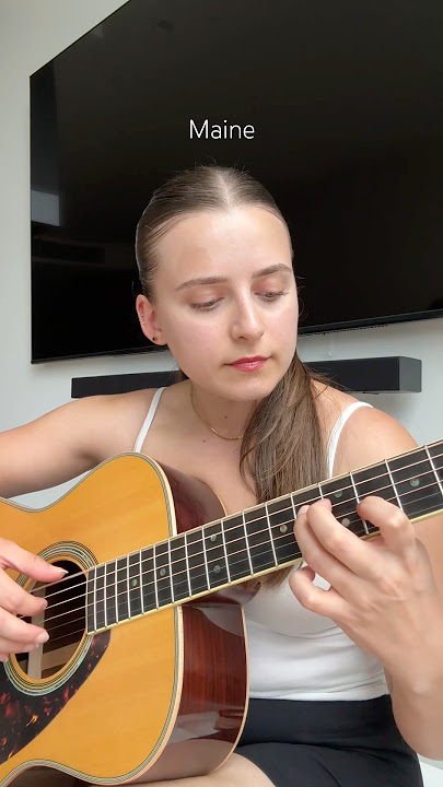 Maine by Noah Kahan #guitar #cover #acousticguitar #fingerstyleguitar #music #indiemusic #guitarist