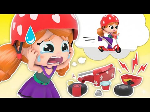 スコーターを使うときは注意してね 🛴👀 アリス・イン・ワンダーランド！ | インクレディテールズ