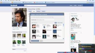 how to select all to suggest a page in facebook
