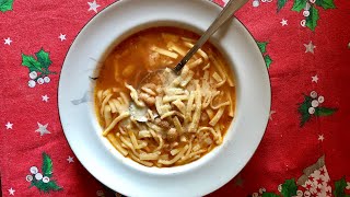 Pasta Grannies makes tagliolini and beans from Abruzzo!