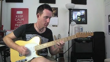 Improve Picking Accuracy - String Skipping Guitar Lick Lesson