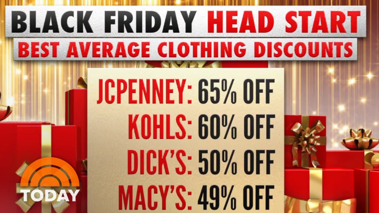 Black Friday Deals What To Buy And Where To Shop Early TODAY YouTube