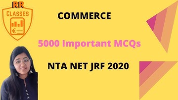 Part 34| 5000 MCQs Series | UGC NTA - NET | JRF | Commerce | By Reeta Rukhaya