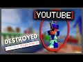 Destroying YOUTUBER in Minecraft Bedwars