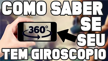 Tem como instalar giroscópio no celular?