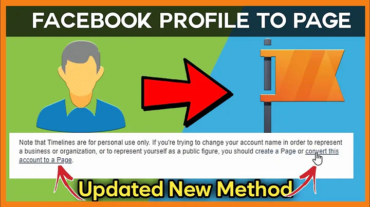 How To Convert Facebook Profile To A Page 2021 | Facebook Account to Page