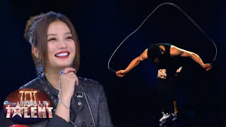 These Professional Jump - Ropers Bring So Much Energy On Stage Chinas Got Talent 2013 中国达人秀