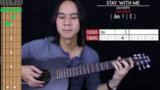 Stay With Me Guitar Cover Acoustic - Sam Smith 🎸 |Tabs + Chords|