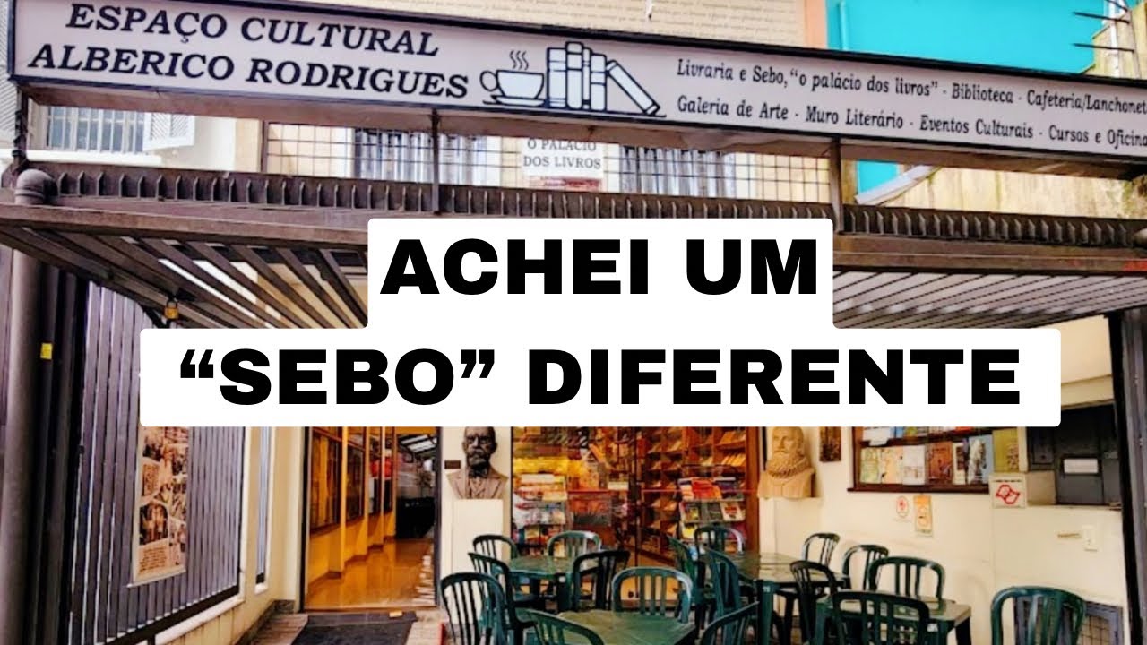ESPAÇO CULTURAL COM LIVRARIA, SEBO, E CAFETERIA. #livraria #sebo # ...