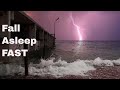 8 HOUR SLEEP VIDEO Seagulls, Gentle Ocean Waves, and Thunder | FALL ASLEEP FAST AND STAY ASLEEP