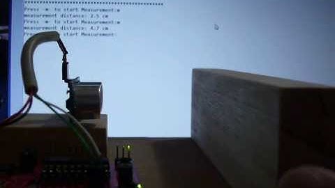 Ultrasound + MSP430 LaunchPad Used in distance measurement
