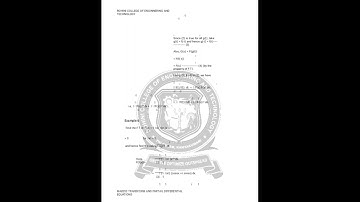 2 4 CONVOLUTION THEOREM AND PARSEVALS IDENTITY