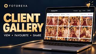 FotoReva Client Gallery Tutorial | View Photos, Favourites & Slideshow