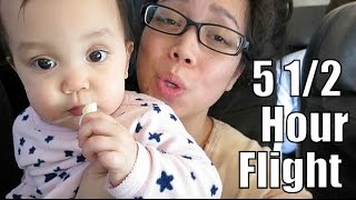 Long Flight Back Home - February 28, 2015 -  ItsJudysLife Vlogs