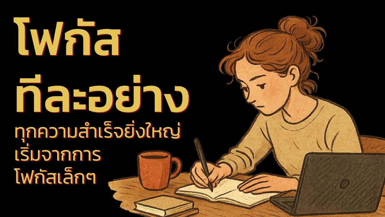 “โฟกัสทีละอย่าง ชีวิตเปลี่ยนทั้งระบบ” | เพราะฝึกฝนจึงสำเร็จ Podcast