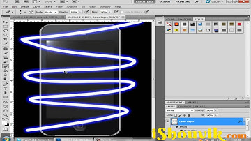 Photoshop CS5 Tutorial - Laser Effect | iShouvik.com