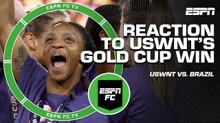 'This shows they are DEFINITELY Olympic contenders!' 👀 - Seb Salazar on USWNT Gold Cup win | ESPN FC