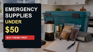 Emergency Supplies Under $50: What Families Should Buy First